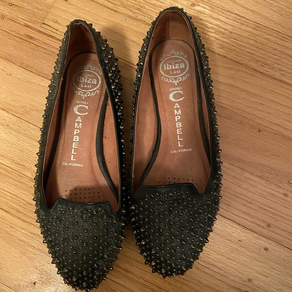 Jeffrey Campbell studded flats